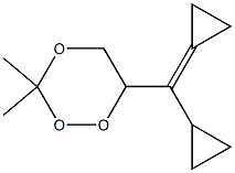 1,2,4-Trioxane,6-(cyclopropylcyclopropylidenemethyl)-3,3-dimethyl-(9CI)|