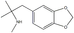 3,4-Methylenedioxy-N-methylphentermine 结构式