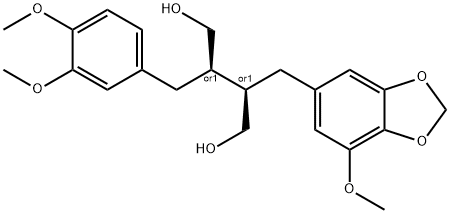 1,4-O-DidesMethyl rac-Niranthin 结构式
