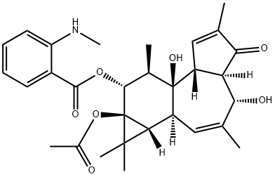サピントキシンC 化学構造式