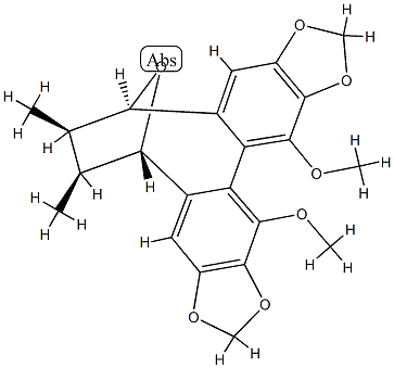 Schisandrin C epoxide Struktur
