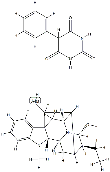 81424-61-5 ajmaline phenylbarbiturate