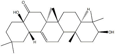 3β,17-Dihydroxy-28-nor-5α-olean-12-en-16-one|