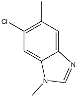 1H-Benzimidazole,6-chloro-1,5-dimethyl-(9CI) Structure