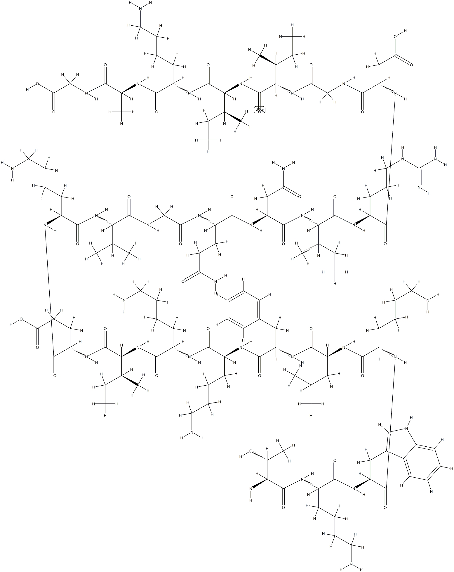 cecropin A (1-33) Structure