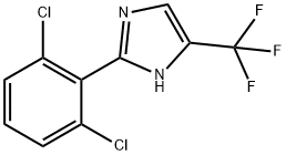 1H-IMidazole, 2-(2,6-dichlorophenyl)-5-(trifluoroMethyl)- Structure