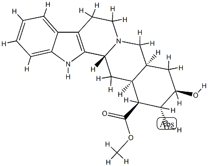 18-Β-羟基-3-表-Α-育亨宾, 81703-06-2, 结构式