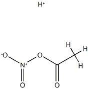 Acetic  acid,  anhydride  with  nitric  acid,  conjugate  monoacid  (9CI) Structure