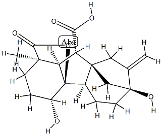 4β,4aα,7-Trihydroxy-1β-methyl-8-methylenegibbane-1α,10β-dicarboxylic acid 1,4a-lactone|