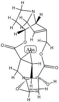 Seneciocannabine 化学構造式