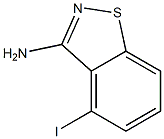 4-碘苯并[D]异噻唑-3-胺 结构式