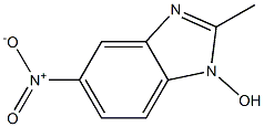 1H-Benzimidazole,1-hydroxy-2-methyl-5-nitro-(9CI) 化学構造式