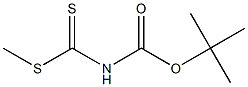 Thioimidodicarbonic acid ((HO)C(O)NHC(S)(SH)), O-(1,1-dimethylethyl) S- Struktur