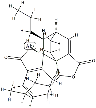 (3E,3aS,4S)-3-ブチリデン-5,6,6',7'-テトラヒドロ-5β-プロピルスピロ[3H-3aα,6α-エタノイソベンゾフラン-4(1H),1'(3'H)-イソベンゾフラン]-1,3'-ジオン 化学構造式
