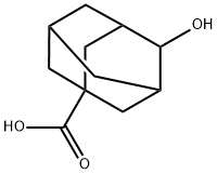 4α-Hydroxyadamantane-1-carboxylic acid, 81968-77-6, 结构式