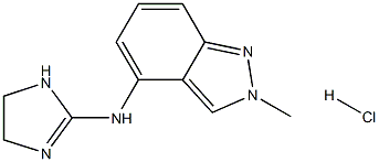 インダニジン塩酸塩 化学構造式