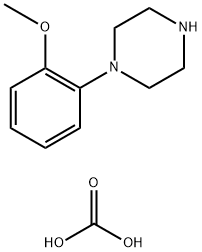 carbonic acid, compound with 1-(2-methoxyphenyl)piperazine (1:2) Struktur