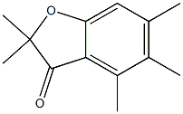 3(2H)-Benzofuranone,2,2,4,5,6-pentamethyl-(9CI) 化学構造式
