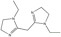 1H-Imidazole,2,2-methylenebis[1-ethyl-4,5-dihydro-(9CI) Structure