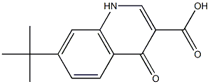 3-Quinolinecarboxylicacid,7-(1,1-dimethylethyl)-4-hydroxy-(9CI) Structure