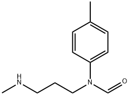 N-[3-(Methylamino)propyl]-N-(4-methylphenyl)formamide Struktur