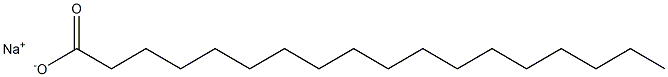 Sodium stearate Structure