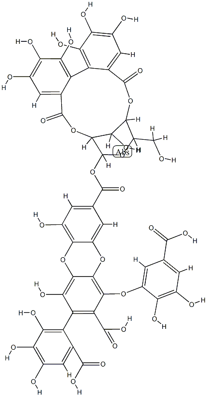 Sanguiin H2 Struktur