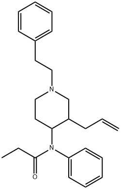 3-Allylfentanyl 结构式