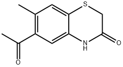6-Acetyl-7-methyl-2H-1,4-benzothiazin-3(4H)-one Structure