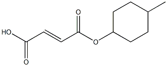 1-(4-Methylcyclohexyl) (2Z)-2-butenedioate 化学構造式