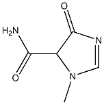 1H-Imidazole-5-carboxamide,4,5-dihydro-1-methyl-4-oxo-(9CI) 结构式