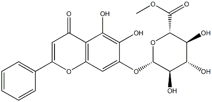 Baicalin methyl ester Structure