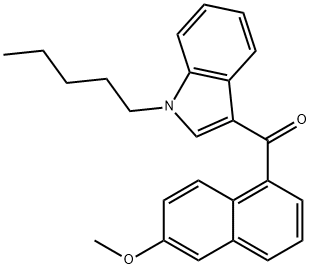 JWH 081 6-methoxynaphthyl isomer Struktur