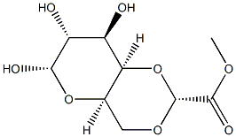 4,6-pyruvylated galactose Struktur