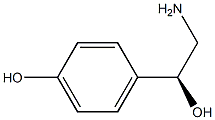 [S,(+)]-α-(アミノメチル)-4-ヒドロキシベンジルアルコール 化学構造式