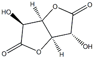 D-葡萄糖二酸-1,4:6,3-二内酯 结构式