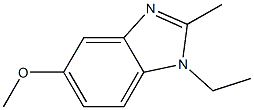 1H-Benzimidazole,1-ethyl-5-methoxy-2-methyl-(9CI) Struktur