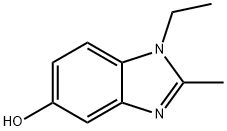 1H-Benzimidazol-5-ol,1-ethyl-2-methyl-(9CI) Struktur