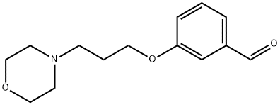 3-[3-(4-吗啉基)丙氧基]苯甲醛 1HCL, 82625-44-3, 结构式