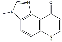 9H-Imidazo[4,5-f]quinolin-9-one,3,6-dihydro-3-methyl-(9CI) Structure