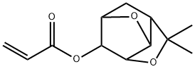 2-?Propenoic acid, hexahydro-?5,?5-?dimethyl-?2,?6-?methanofuro[3,?2-?b]?furan-?3-?yl ester Struktur