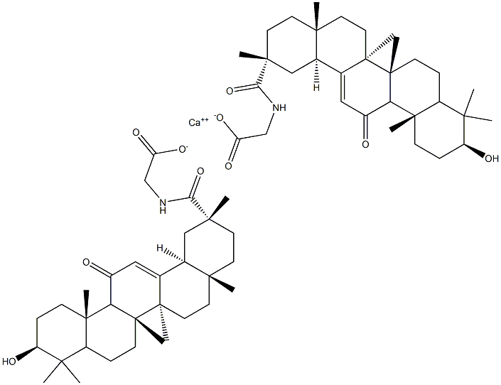 glycyrrhetinyl-glycine conjugate Struktur
