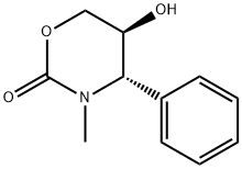 (4S,5S)-Tetrahydro-5-hydroxy-3-methyl-4-phenyl-2H-1,3-oxazin-2-one Struktur