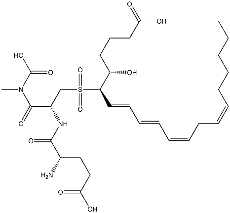leukotriene C-4 sulfone Structure