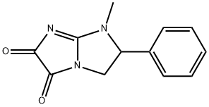 2,3-Dihydro-1-methyl-2-phenyl-1H-imidazo[1,2-a]imidazole-5,6-dione Struktur