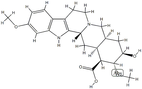 レセルプ酸 化学構造式