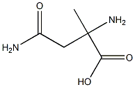 Asparagine,2-methyl-(6CI,9CI) Struktur