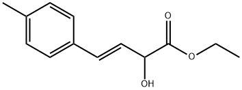 3-?Butenoic acid, 2-?hydroxy-?4-?(4-?methylphenyl)?-?, ethyl ester, (3E)?- Struktur