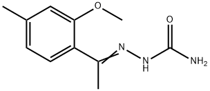 Hydrazinecarboxamide?, 2-?[1-?(2-?methoxy-?4-?methylphenyl)?ethylidene]?- Structure
