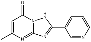5-Methyl-2-(3-pyridinyl)[1,2,4]triazolo[1,5-a]pyrimidin-7(1H)-one Struktur